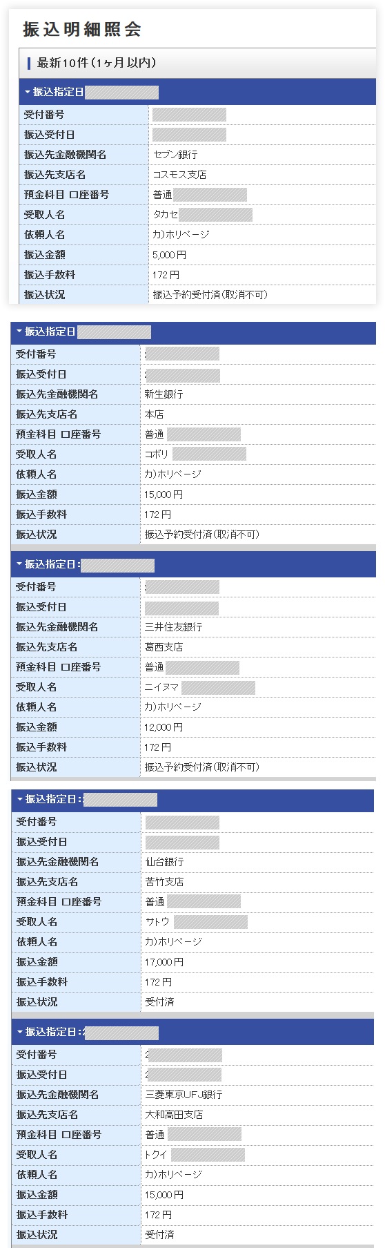 キャッシュバック≠ご感想文レビュー買取.comの実績証明画像２