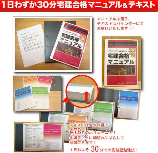 １日わずか３０分宅建合格プログラム